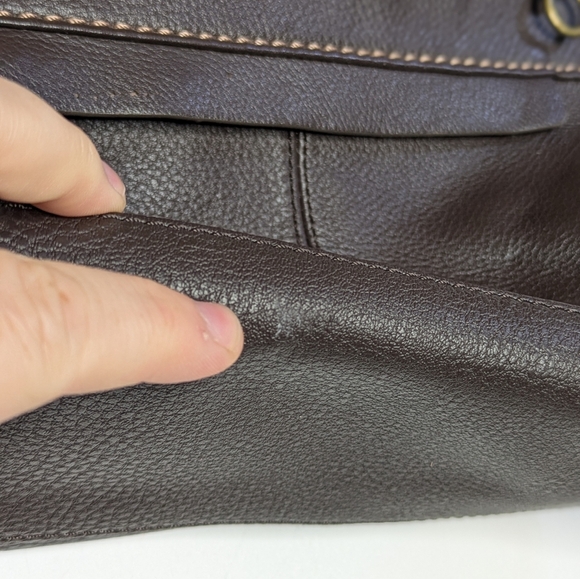 The Sak Alameda Dark Brown Leather Bag - Picture 5 of 14